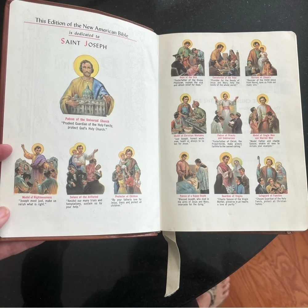 Saint Joseph Edition New American Bible 1970 Catholic Publishing 1970 edition